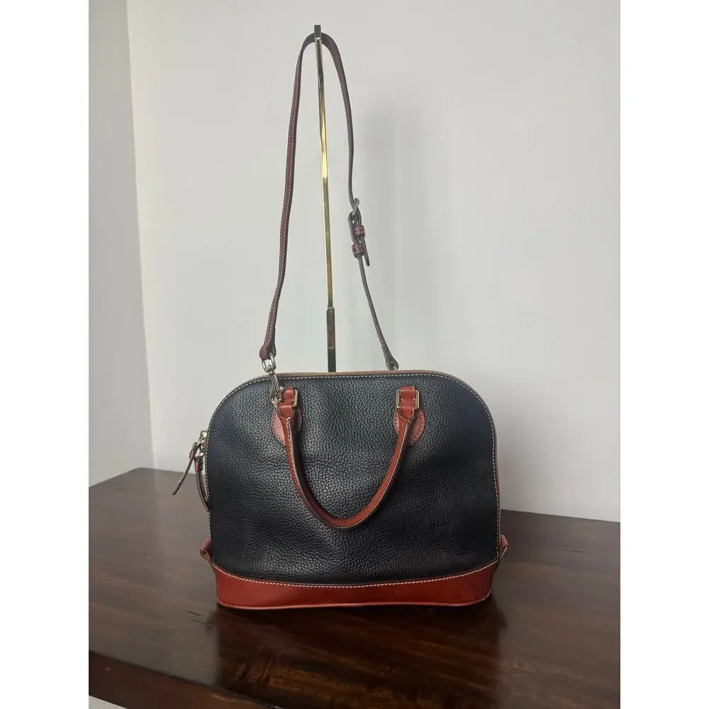 Dooney & Bourke Pebble Grain Zip Zip Satchel EUC
